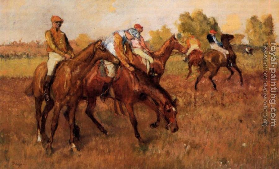 Edgar Degas : Before the Race VI